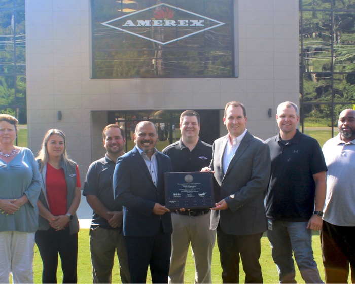 Amerex Corporation is Recertified as an OSHA Voluntary Protection Programs Star Site
